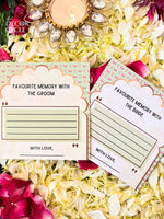 Favourite Memories with Bride and Groom - The Decor Cycle
