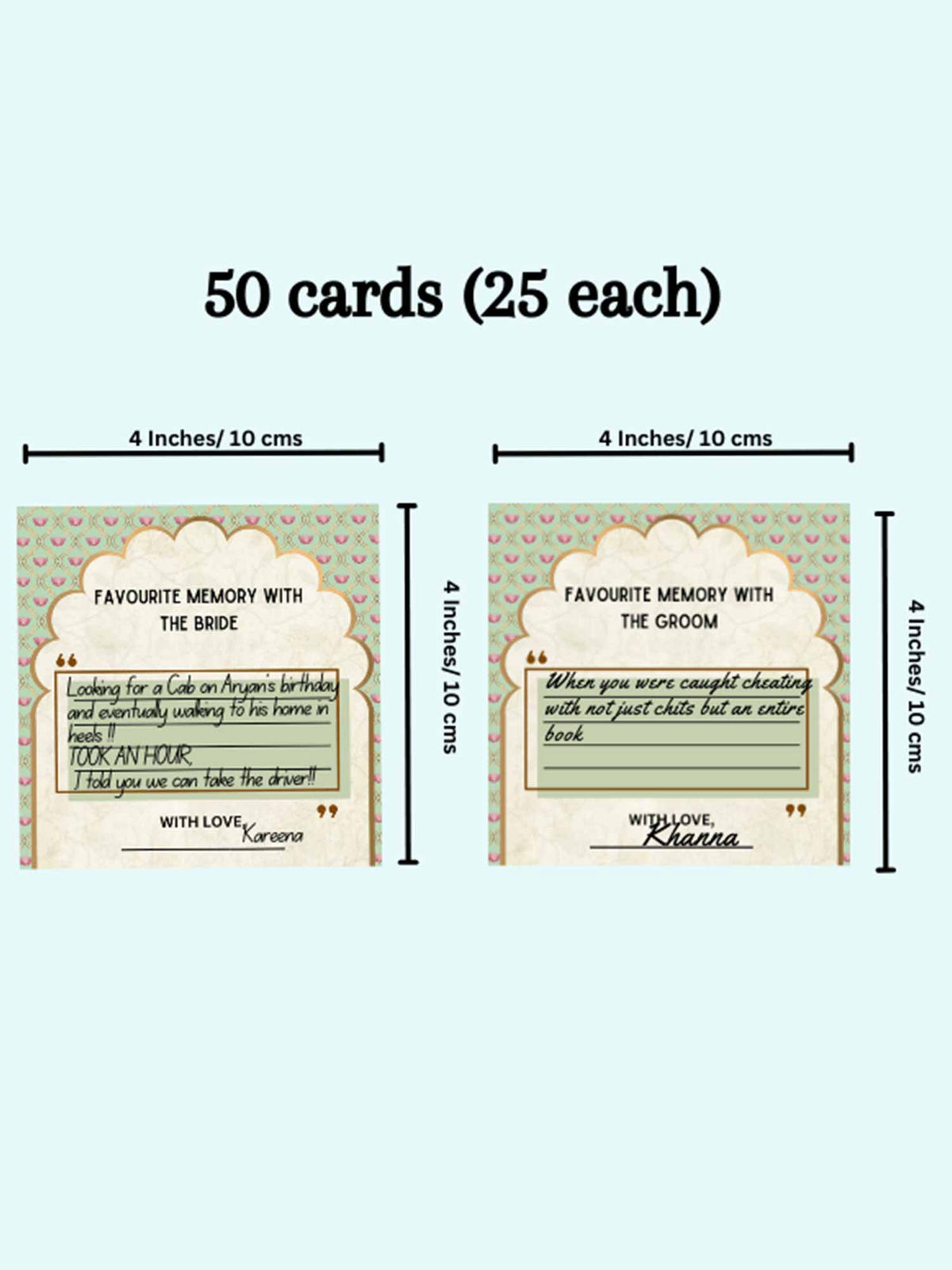 Favourite Memories with Bride and Groom - The Decor Cycle