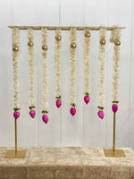 Lotus Tassels Pooja Decor Set