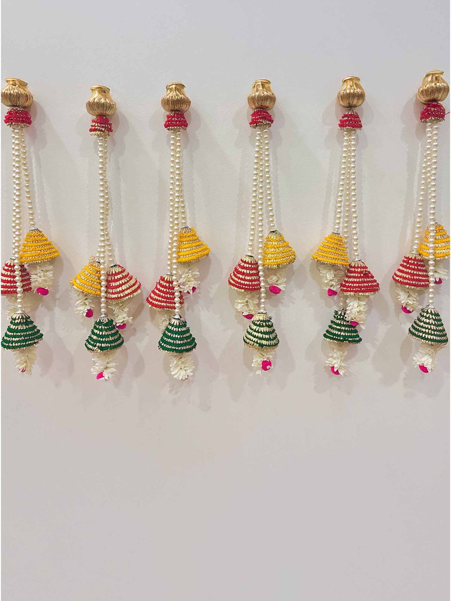 Pearl and Cone Tassels