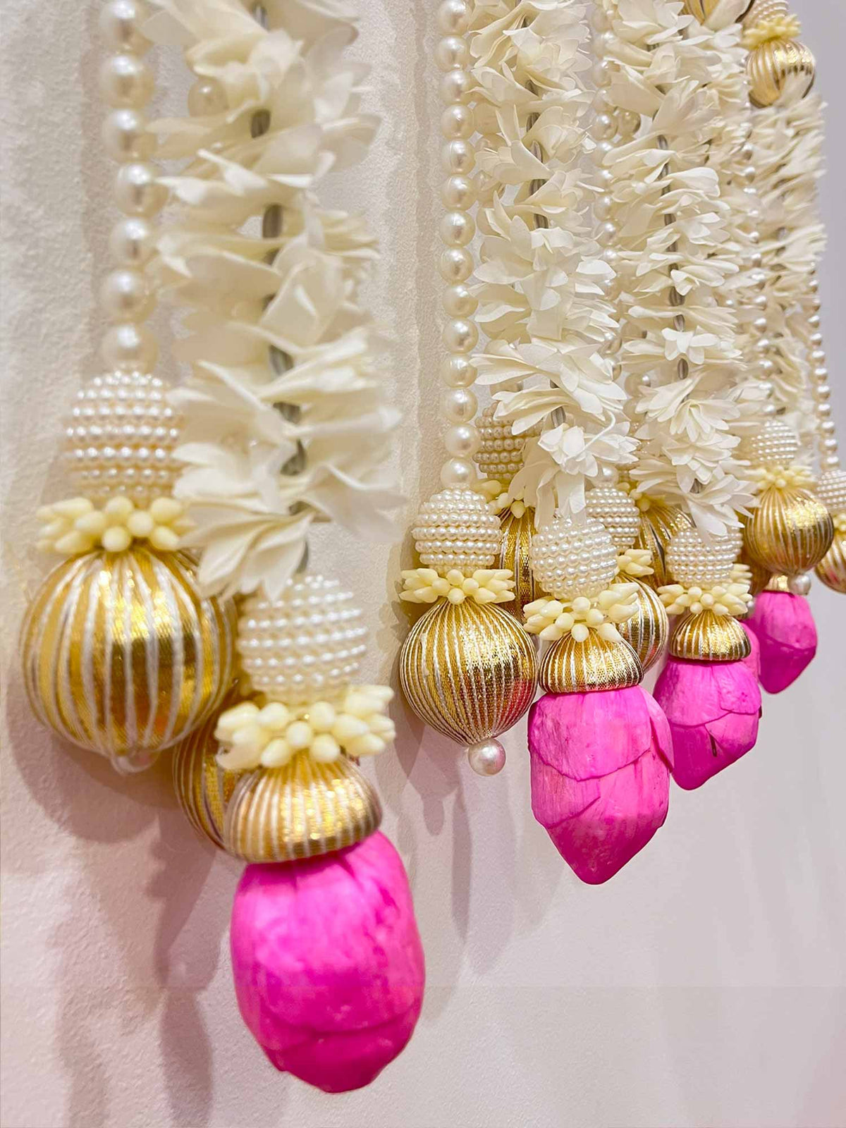 Pearl and Lotus Tassels