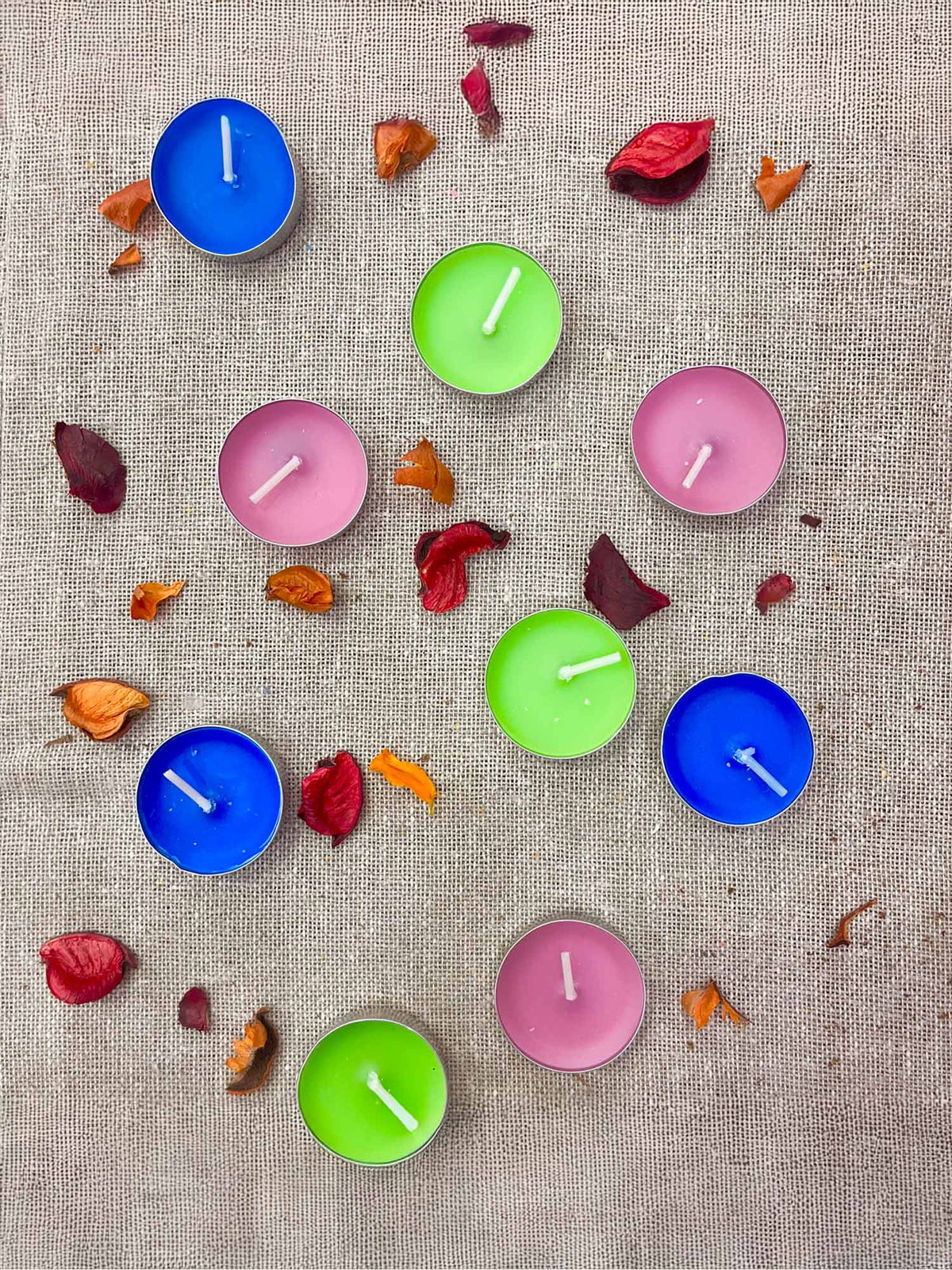 Scented Tealights Pack of 3- Ocean, Rose and Apple