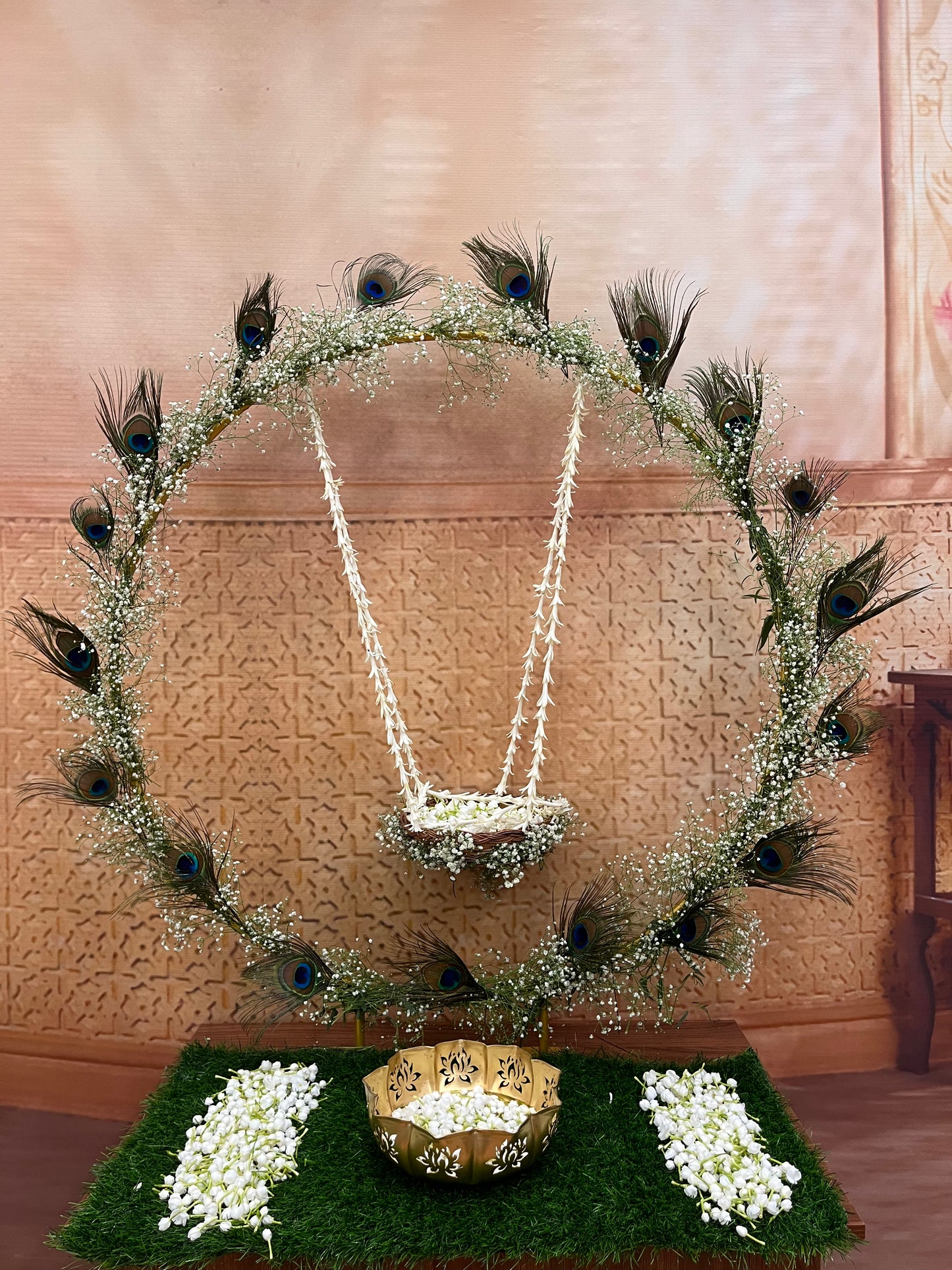Peacock Circle Decor Set - The Decor Cycle