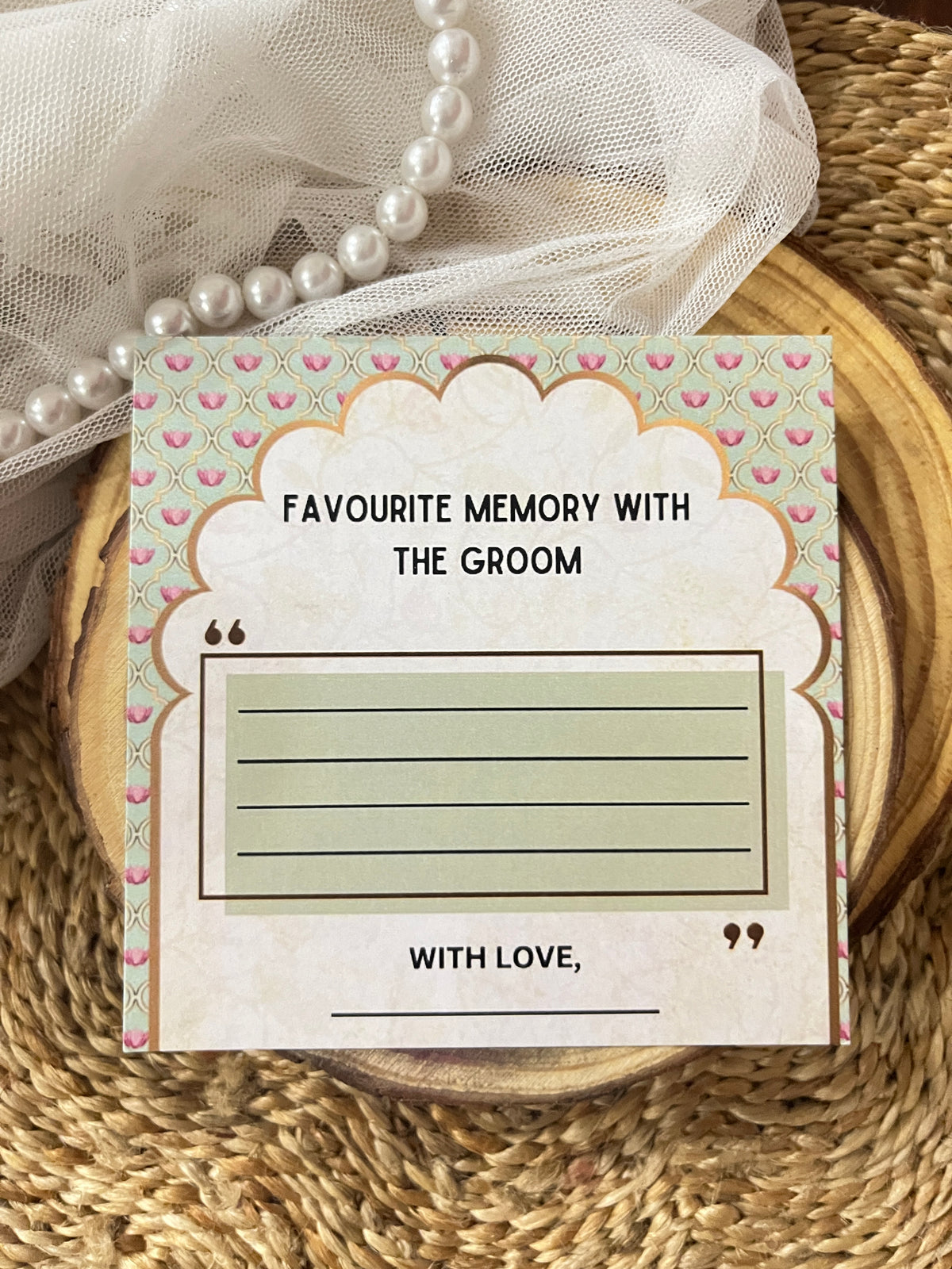 Favorite Memories with Groom