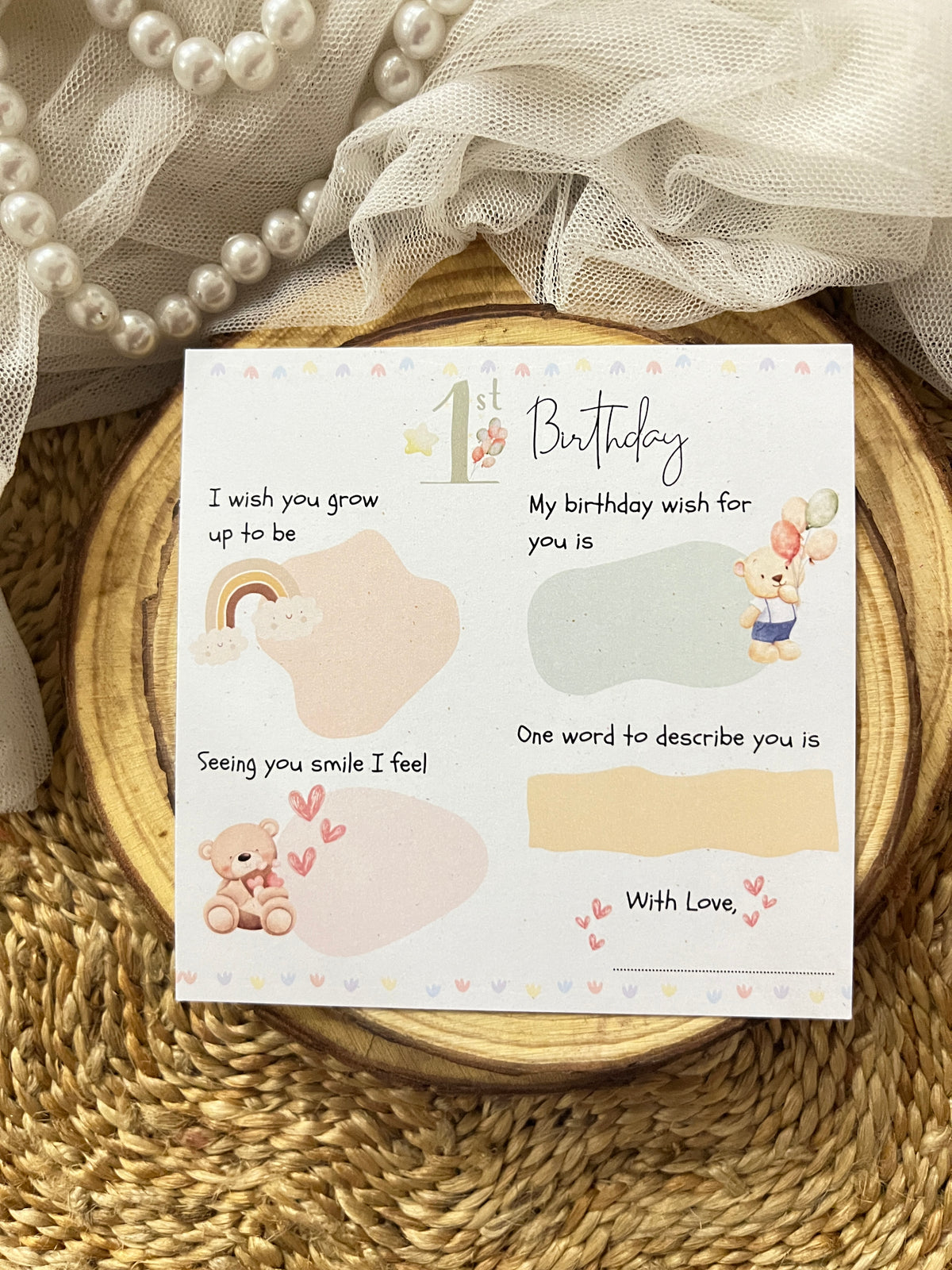 First Birthday Cards