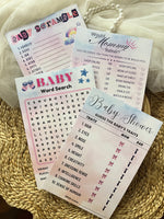 4 in 1 Games- Baby Combo Cards