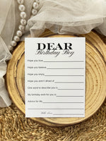 Dear Birthday Boy Cards