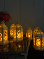 Vintage LED Lanterns White