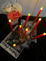 Red Tapered Candles