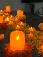 Table Decor Set with LED Tea Lights