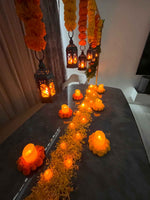 Table Decor Set with LED Tea Lights