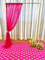Sheer Pink Drape - The Decor Cycle