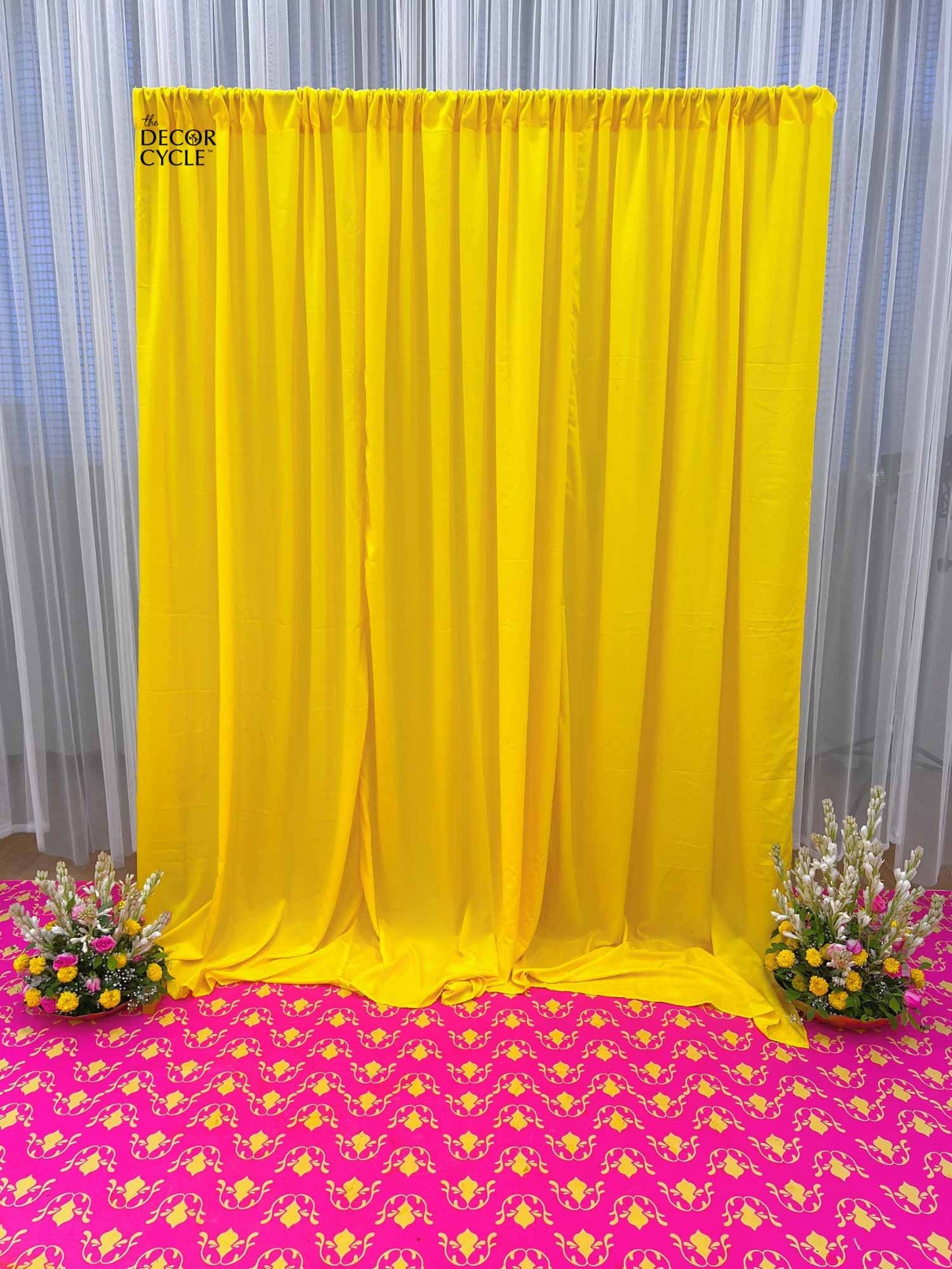 Yellow Drape - The Decor Cycle