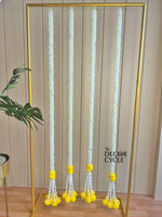 Jasmine and Marigold Garlands - The Decor Cycle