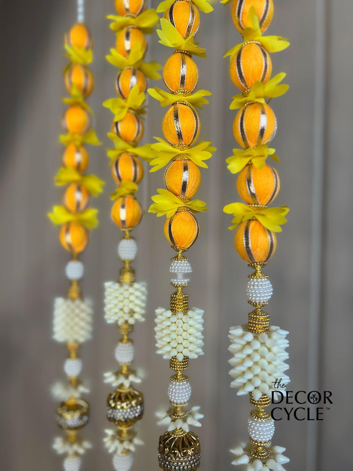 Yellow and Golden Tassels - The Decor Cycle