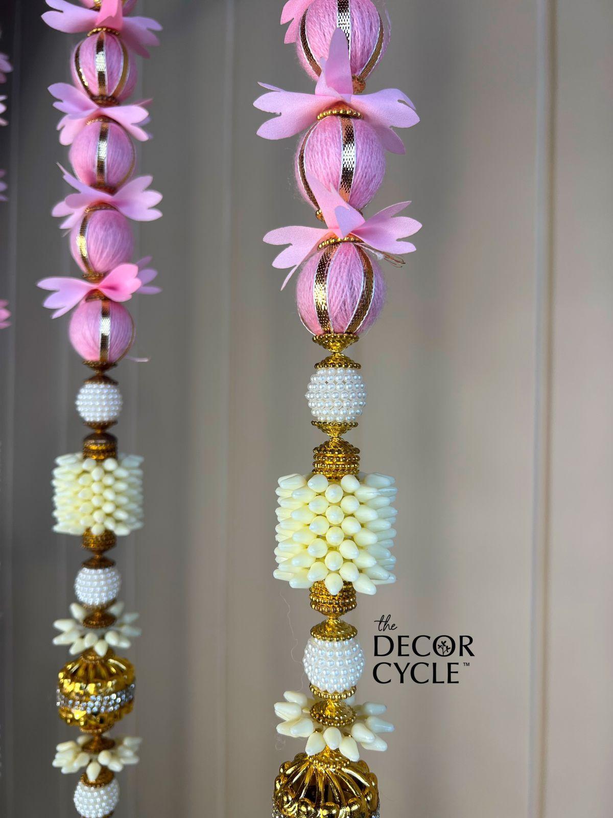 Pink and Golden Tassels - The Decor Cycle