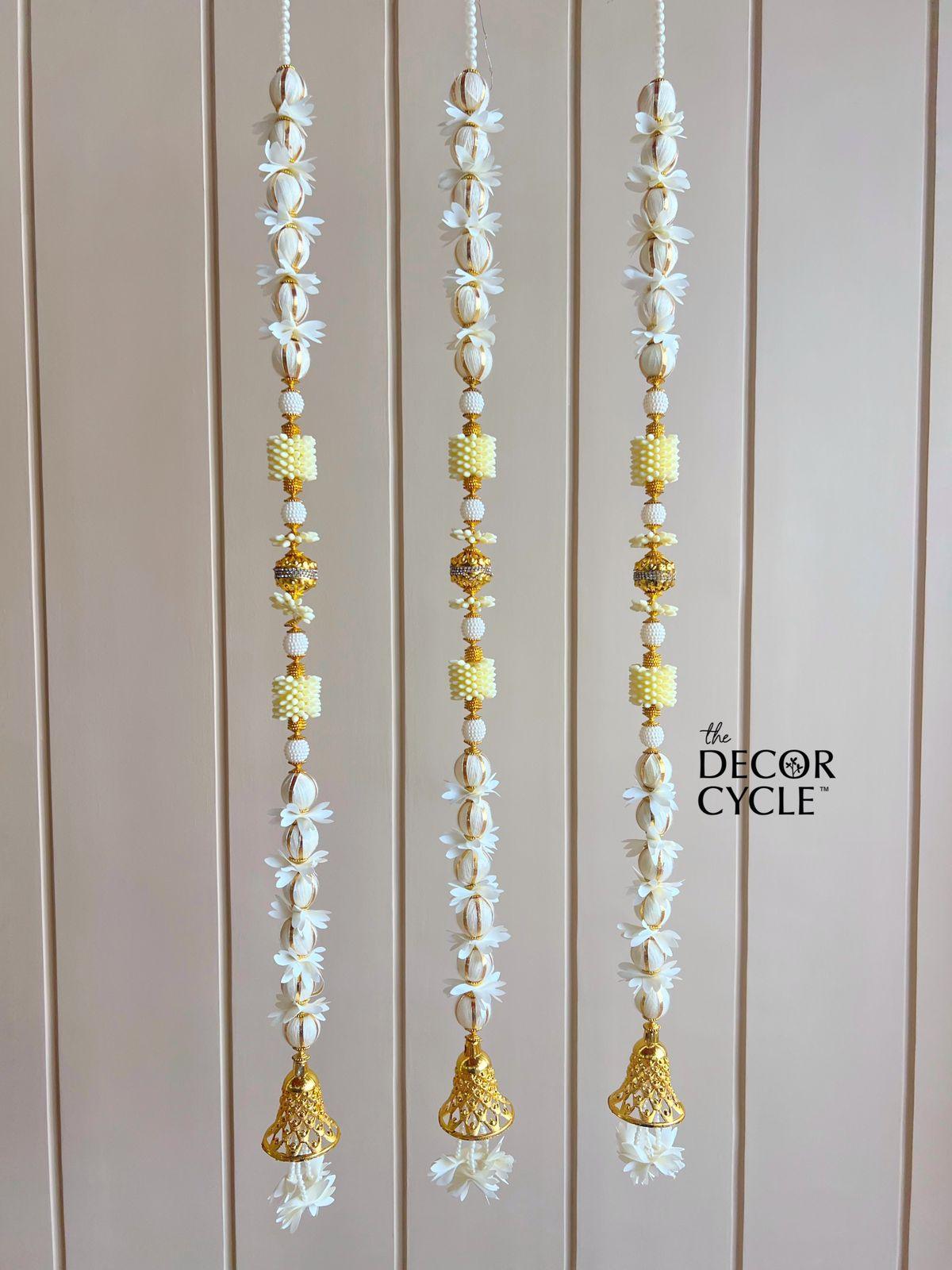 White and Golden Tassels - The Decor Cycle