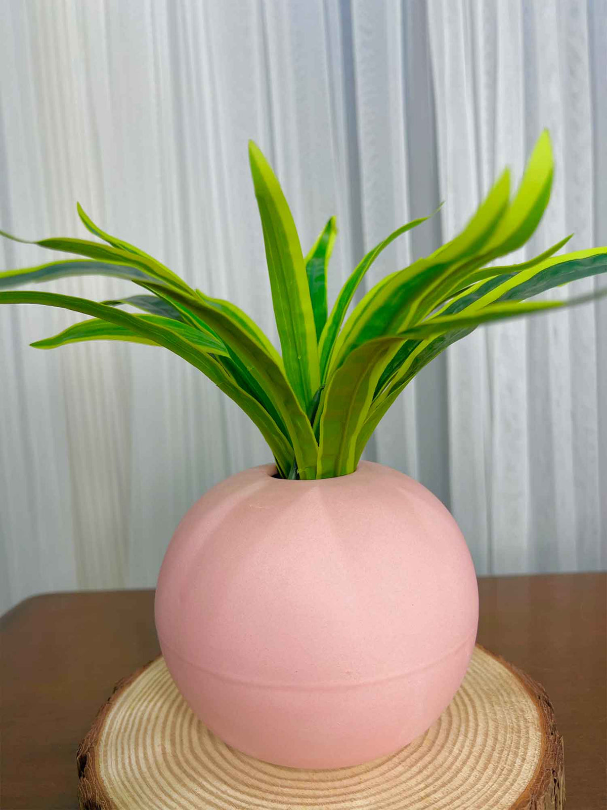 Pink Ball Vase - The Decor Cycle