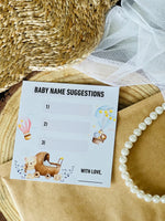 Baby Name Suggestions, Teddy and para Theme - The Decor Cycle