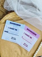 NaamKaran Baby Shower Cards - The Decor Cycle