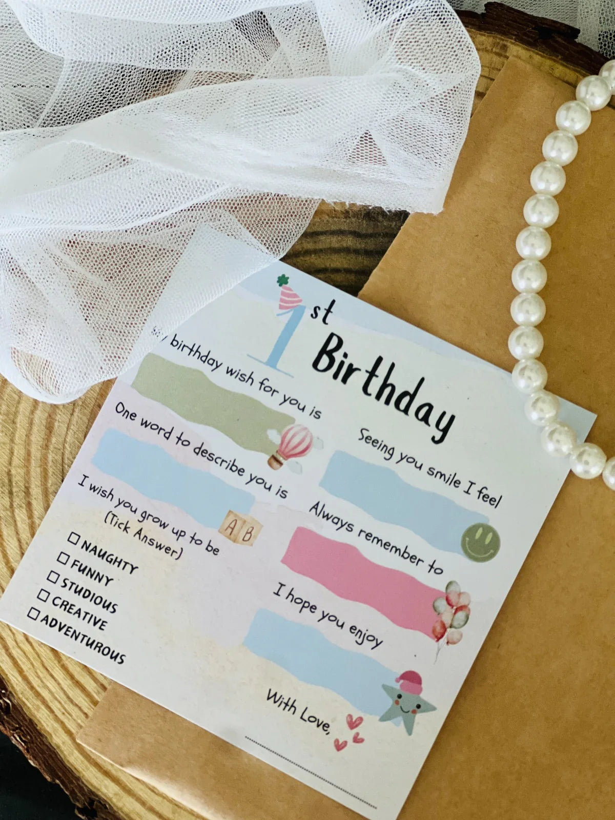 First Birthday Cards - The Decor Cycle