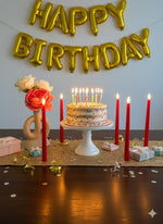 Red Tapered Candles