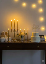 Gold Tapered Candles
