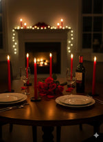 Red Tapered Candles