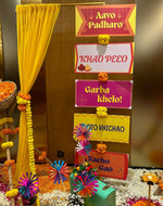 Yellow Drape Georgette Material - The Decor Cycle