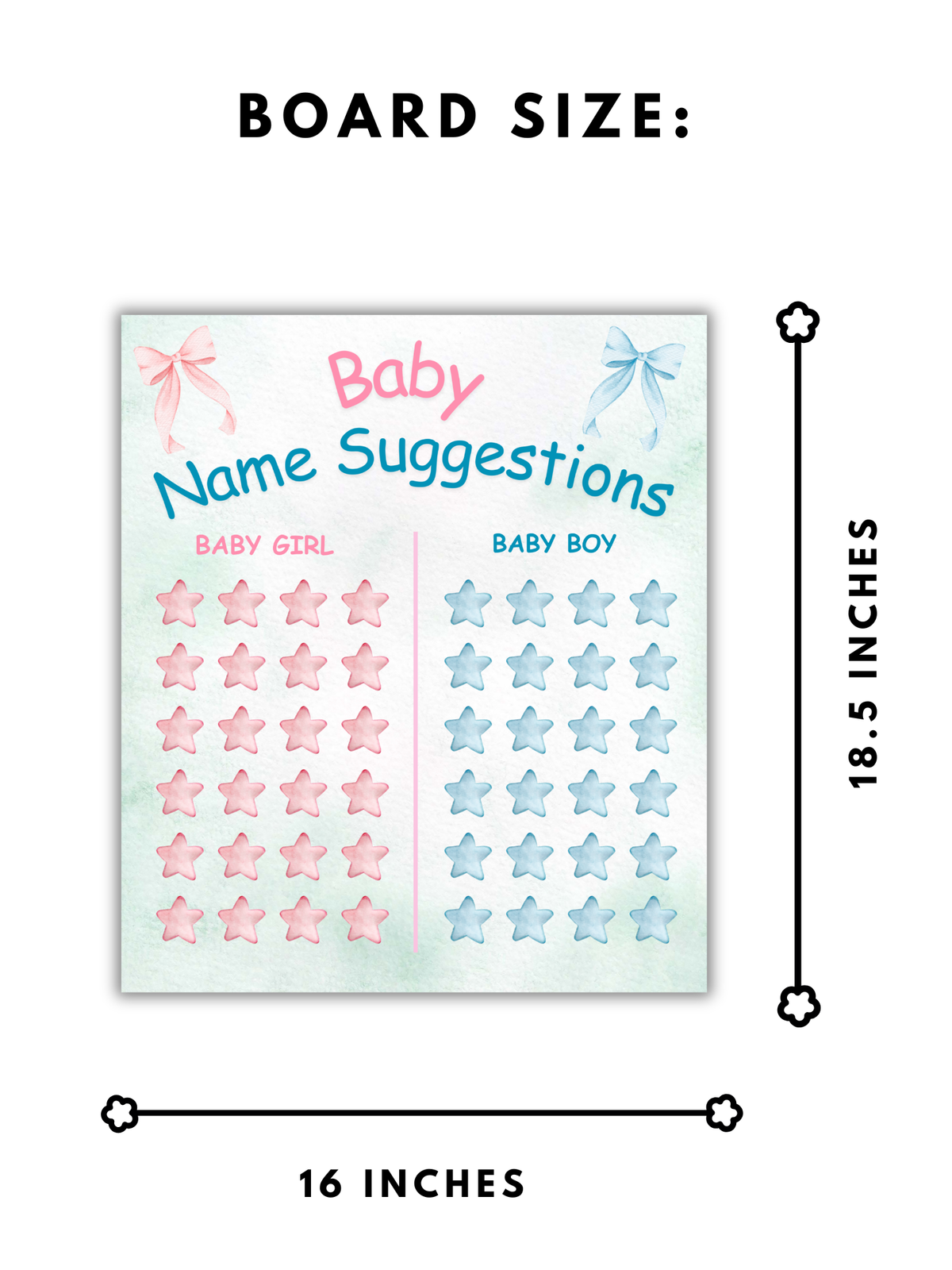 Baby Name Suggestions Board (Star)
