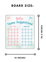 Baby Name Suggestions Board (Star)