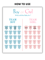 What will it be, Girl or Boy? Board (Romper)