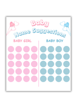 Baby Name Suggestions Board (Circle)