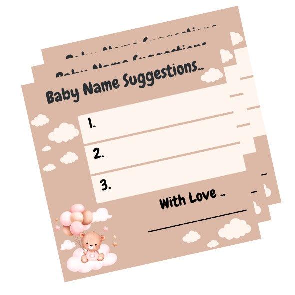 Baby Name Suggestions, Teddy Bear Theme - The Decor Cycle