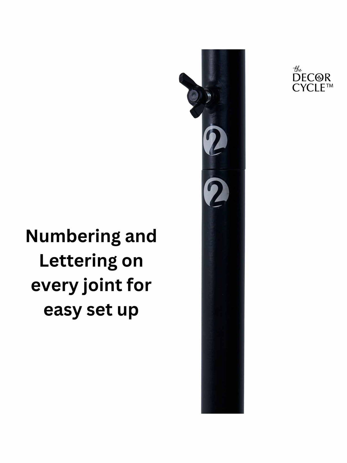 Table Stand (Black) - The Decor Cycle