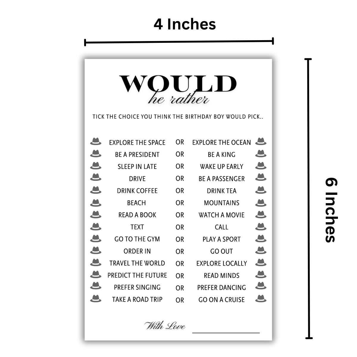 Would He Rather Cards