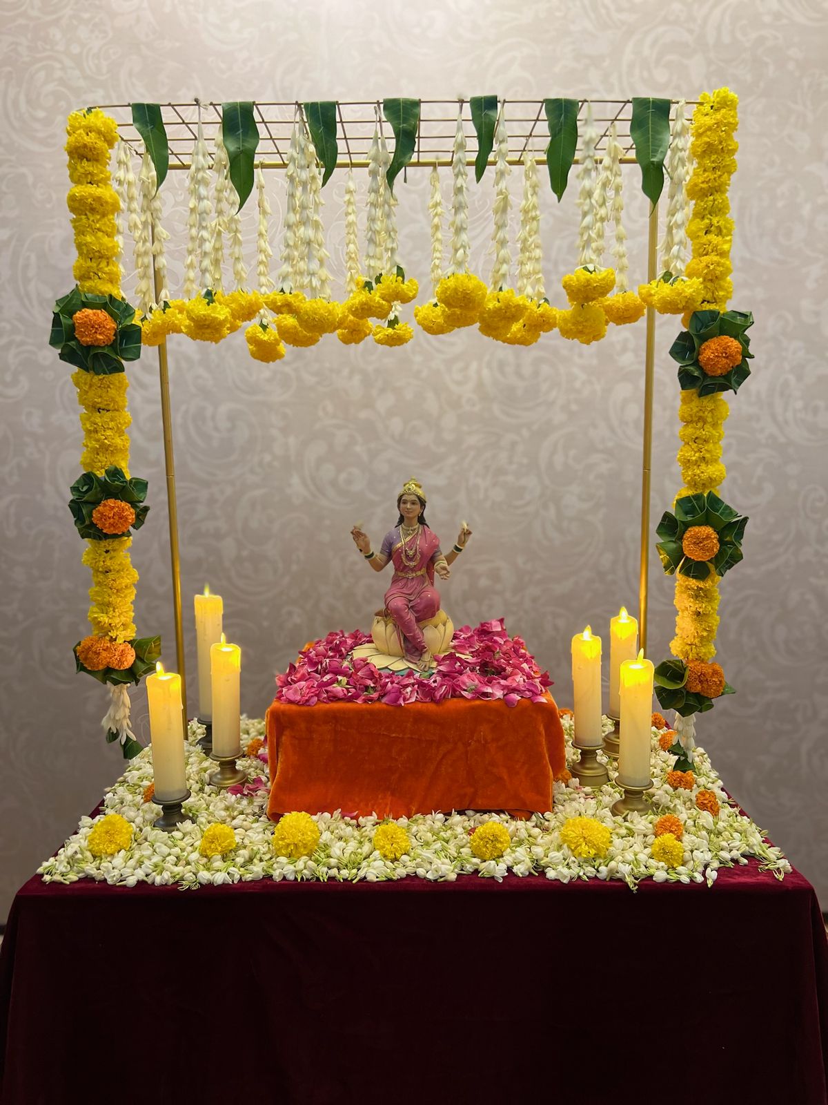 Pooja Backdrop Stand