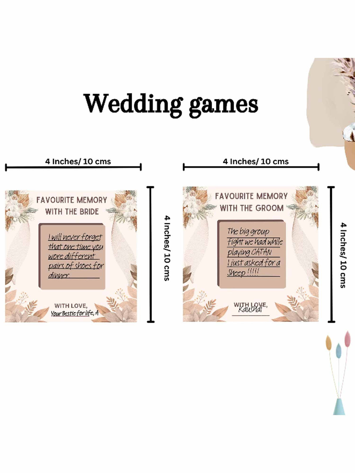 Favorite Memories with Bride and Groom, Boho Theme - The Decor Cycle