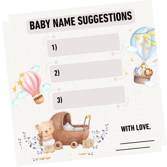 Baby Name Suggestions, Teddy and para Theme