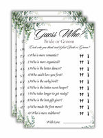 Guess Who Mr. or Mrs Cards - The Decor Cycle