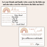 Who Knows the One Year old the Best? and Time Capsule Cards Combo - The Decor Cycle