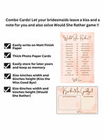 Bridal Shower Combo Cards - The Decor Cycle