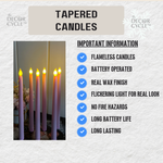 Pink Tapered Candles