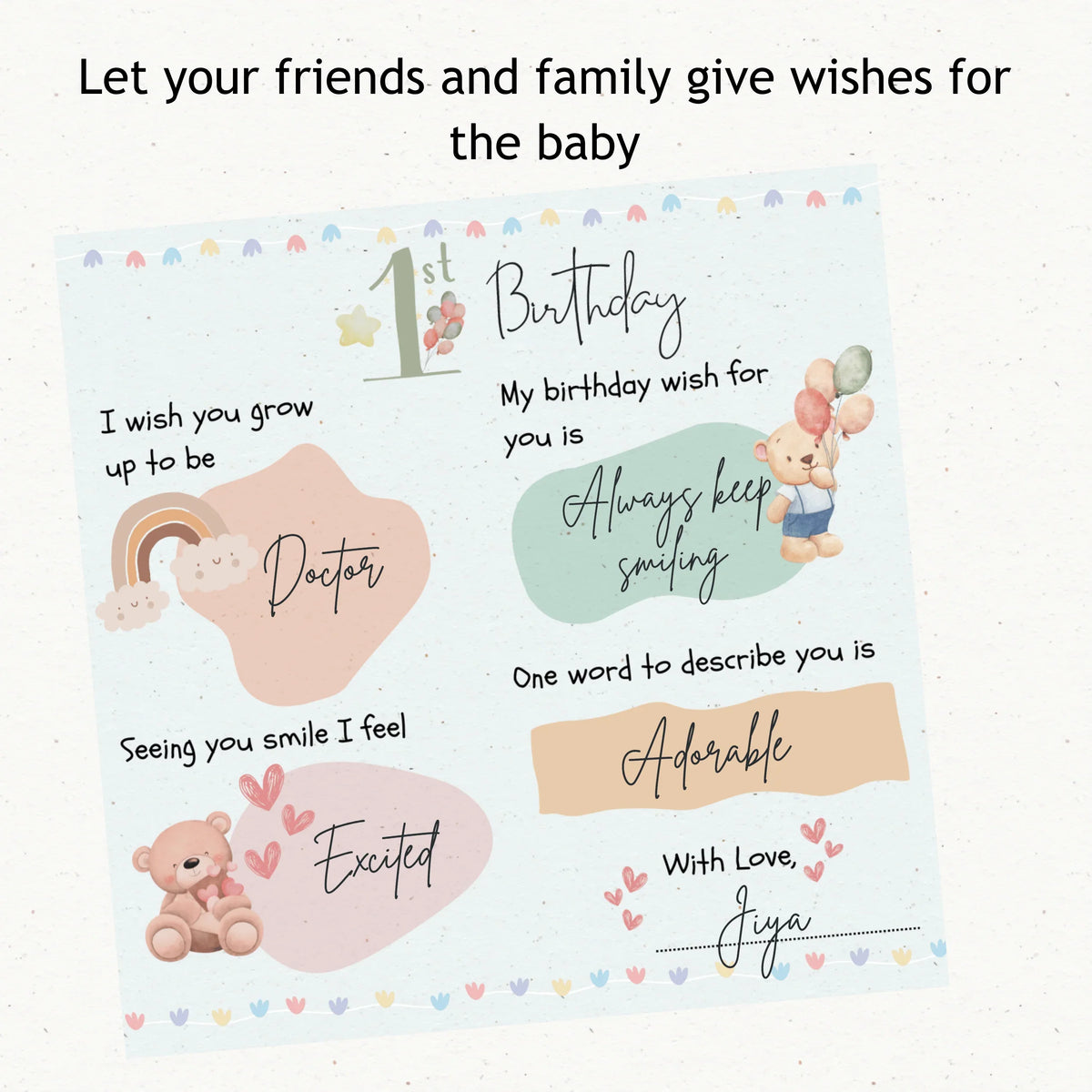 First Birthday Cards - The Decor Cycle