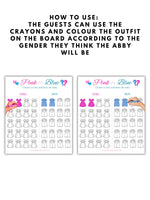 Color the Baby's Outfit Board
