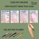 4 in 1 Games- Baby Combo Cards