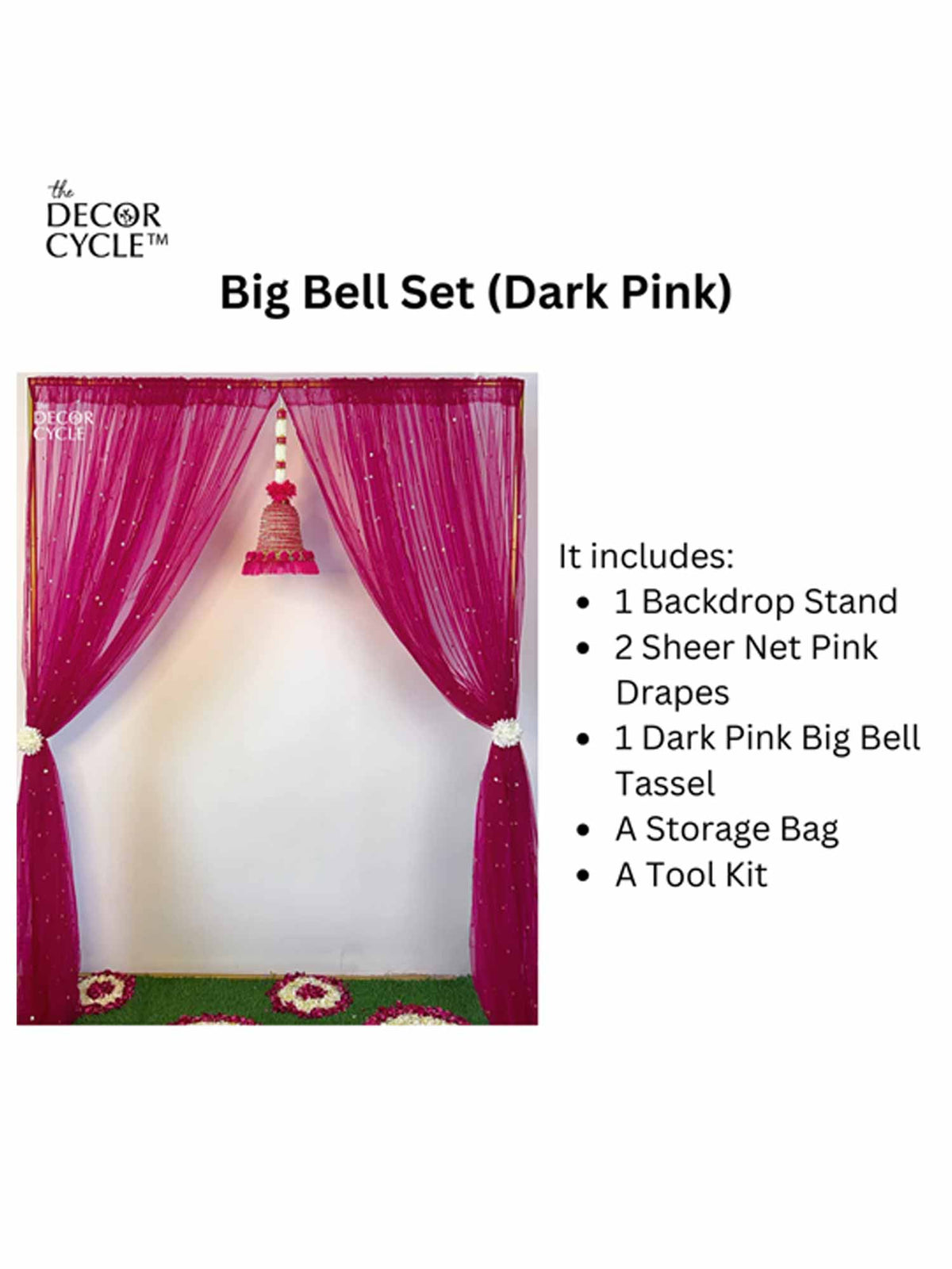 Big Bell Set (Light Pink) - The Decor Cycle