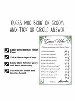 Guess Who Mr. or Mrs Cards - The Decor Cycle