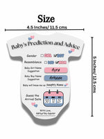 Baby Shower Cards (Romper Shape) - The Decor Cycle