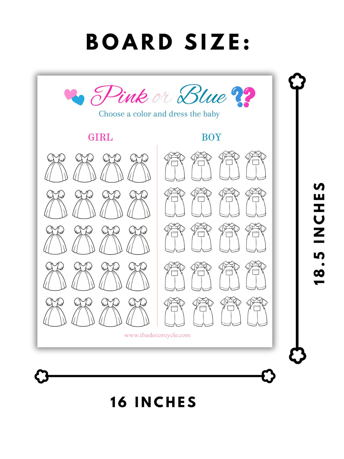 Color the Baby's Outfit Board